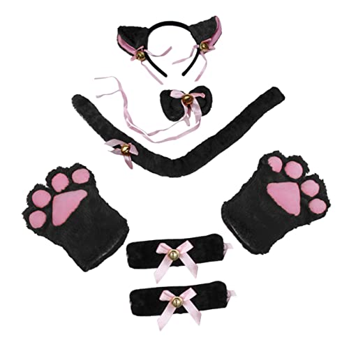 Homoyoyo 1 Set Katzenohren Stirnband Kätzchen Katzen Katzenohr Stirnband Halloween Katzen Cosplay Katzenkostüm Tierohren Haarspange Katzenhandschuhe Tierohren Stirnband Homoyoyo 1 Set Katzenohren Stirnband Kätzchen Katzen Katzenohr Stirnband Halloween Katzen Cosplay Katzenkostüm Tierohren Haarspange Katzenhandschuhe Tierohren Stirnband von Homoyoyo