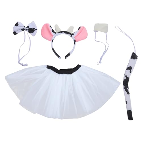 Homoyoyo 1 Set Kuhkleid Stirnband Kuh Make Up Halloween Fliege Kuhkostüm Set 1 Cosplay Haarband Bullenkleid Für Halloween Kostüm Lustiges Kinderkostüm Kuhkostüm Homoyoyo 1 Set Kuhkleid Stirnband Kuh Make Up Halloween Fliege Kuhkostüm Set 1 Cosplay Haarband Bullenkleid Für Halloween Kostüm Lustiges Kinderkostüm Kuhkostüm von Homoyoyo