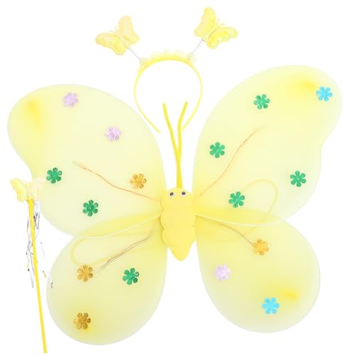Homoyoyo 1 Set Pailletten Schmetterlingsflügel Mädchen Feen Dekorationen Stirnband Kostüm Schmetterlingsflügel Requisiten Schmetterling Cosplay Flügel Cosplay Homoyoyo 1 Set Pailletten Schmetterlingsflügel Mädchen Feen Dekorationen Stirnband Kostüm Schmetterlingsflügel Requisiten Schmetterling Cosplay Flügel Cosplay von Homoyoyo