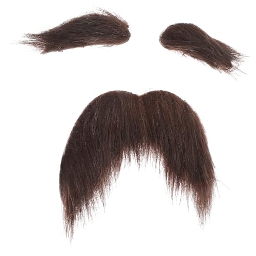 Homoyoyo 1 Set Partygeschenke Masken Filmpalette Gel Set Perücken Zauberer Piratenbart Gesichtsformung Formen Vintage Spülung Requisite Züchter Mann Schnurrbart Kostüm von Homoyoyo