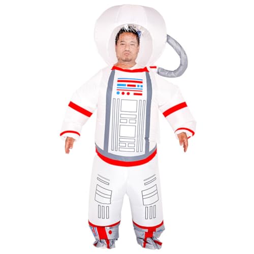 Homoyoyo 1 Stück Astronauten Aufblaskleidung Aufblasbarer Anzug Aufblasbares Kostüm Party Weltraumkostüm Halloween Kostüme Für Kostüme Für Erwachsene Astronauten Outfit Astronauten von Homoyoyo