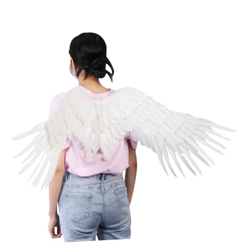 Homoyoyo 1 Stück Flügel kinderkleider kinderkleidung kleidung trachtenstutzen kinderkostüme Halloween-Kinderparty-Dekorationen Mini Fee Marienkäfer aufblasbare Kostüme Weiß von Homoyoyo