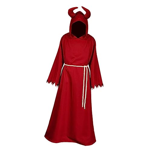 Homoyoyo 1 Stück Großes Halloween Teufelskostüm Halloween Kostüme Outfits Lord Kostüm Kleidung Lord Kleidung Robe Lord Kostüm Robe Teufelskostüm Robe Polyester Polyester von Homoyoyo