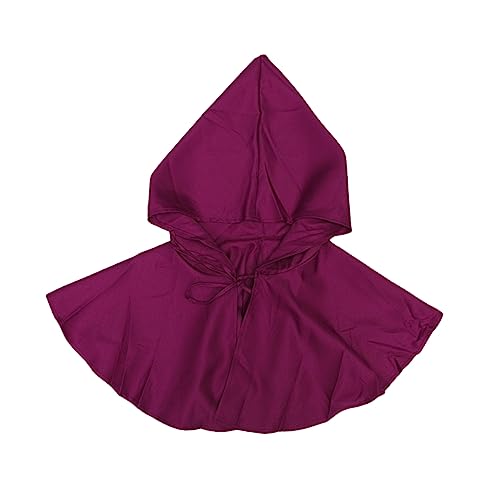 Homoyoyo 1 Stück Halloween Kostüm Umhang Skelett Halloween Cosplay Outfit Erwachsene Umhang Halloween Capes Lady Accessoire Rob Death Party Kostüm Umhang Kapuze Farbe Halloween Outfit Rot von Homoyoyo