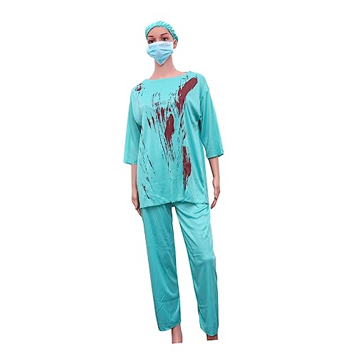 Homoyoyo 1 Stück Halloween Todeskostüm Halloween Kostüme Für Männer Arzt Frauen Vampir Kostüm Outfits Für Erwachsene Halloween Performance Requisiten Cosplay Gruselkostüm von Homoyoyo