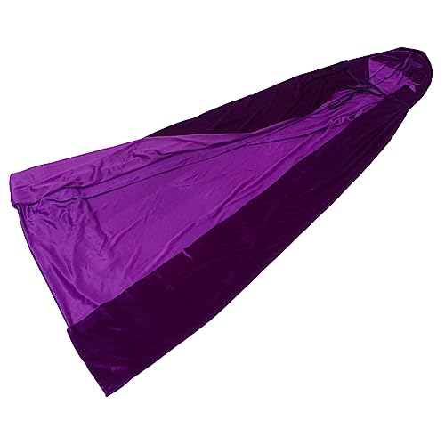 Homoyoyo 1 Stück Halloween Umhang Zombie Schwestern Kostüm Halloween Chiffon Cape Kapuze Halloween Sensenmann Cosplay Halloween Cape Robe Halloween Weiß Raggedy Erwachsene Frau Rip Velvet von Homoyoyo