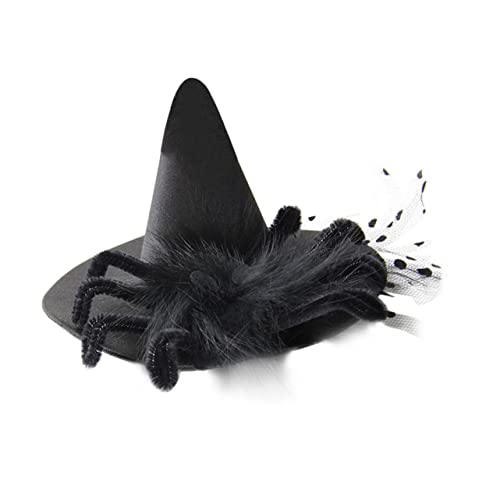 Homoyoyo Goth Stil Haarnadel mit Kleinen Hexenhut für Halloween Kopfschmuck Spinnen Haarnadel Party Haarschmuck Dekorative Homoyoyo Goth Stil Haarnadel mit Kleinen Hexenhut für Halloween Kopfschmuck Spinnen Haarnadel Party Haarschmuck Dekorative von Homoyoyo