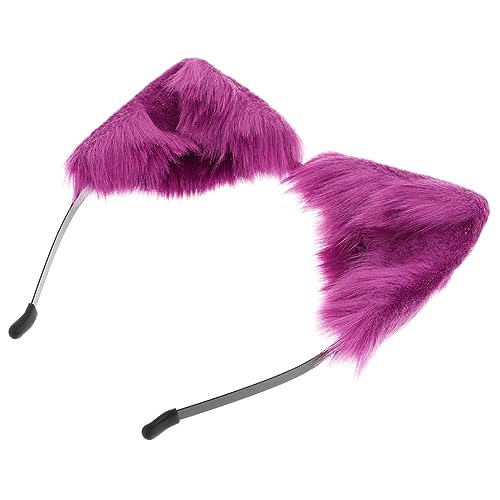 Homoyoyo 1 Stück Katzenohren Haarreif mit Plüschdesign Einzigartige Kopfbedeckung für Partys Festivals und Cosplay Bequem und Atmungsaktiv für Unvergessliche von Homoyoyo