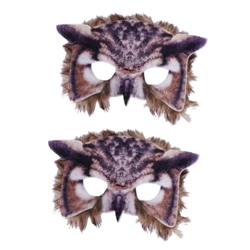 Homoyoyo 1 Stück Tiermaske Hase – Halbgesichtsmaske Für Halloween Und Kostümpartys - Kreative Partydekoration PVC - Atmungsaktiv Und Ideal Für Cosplay Und Lustige Anlässe von Homoyoyo