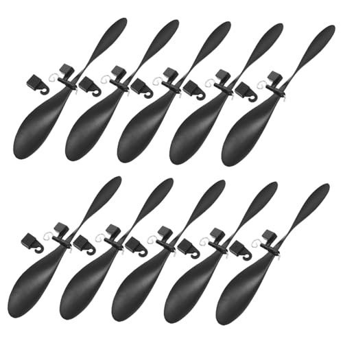 Homoyoyo 10 Sätze Modellflugzeug Propeller Faltresistent Präzise Ausbalanciert Langlebig für Stem Projekte DIY Basteln Kompatibel mit Diversen Modellflugzeugen für Schüler und Hobbyanwender von Homoyoyo