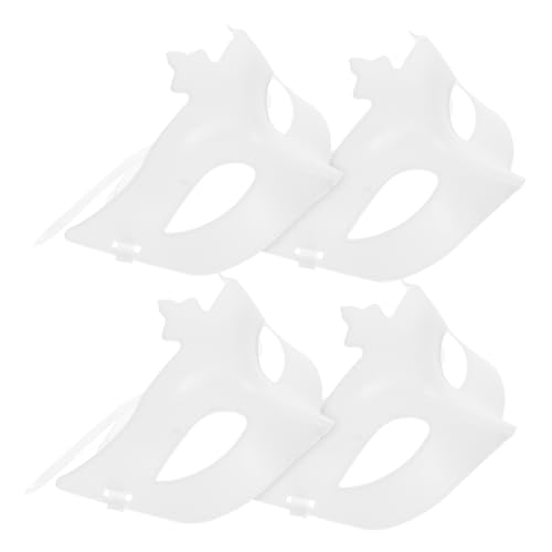 Homoyoyo 10 Stk Halloween-maske Gesichtsmaske Wiederverwendbar Toilettenartikel Halb Maskieren Leere Maskerademaske Diffusor Wischt Schutzmaske Produkte Diy-masken Heimwerken Weiß Plastik Homoyoyo 10 Stk Halloween-maske Gesichtsmaske Wiederverwendbar Toilettenartikel Halb Maskieren Leere Maskerademaske Diffusor Wischt Schutzmaske Produkte Diy-masken Heimwerken Weiß Plastik von Homoyoyo