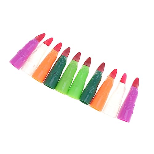 Homoyoyo 10er Set Gruselige Halloween Fingernagel Krallen Trick Nägel Für Kostüme Halloween Dekorationen von Homoyoyo