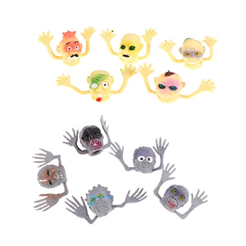 Homoyoyo 10 Stück Halloween Fingerpuppen Set - Mini Zombie Fingerpuppen Für - Dekoration Und Für Halloween Spaßige Fingerspiele Für Kleinkinder Und Vorschulkinder Homoyoyo 10 Stück Halloween Fingerpuppen Set - Mini Zombie Fingerpuppen Für - Dekoration Und Für Halloween Spaßige Fingerspiele Für Kleinkinder Und Vorschulkinder von Homoyoyo