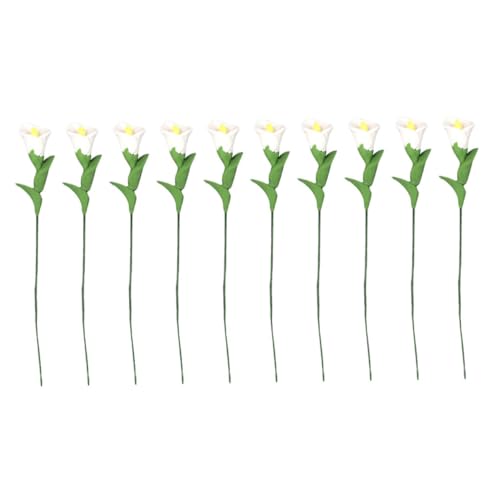 Homoyoyo 10 Stück Lilien Blumenmodell Teiliges für Puppenhaus Dekoration Realistische Kunstblumen für DIY Modelle und Mini Perfektes Zubehör für Feengärten und Miniaturmöbel Homoyoyo 10 Stück Lilien Blumenmodell Teiliges für Puppenhaus Dekoration Realistische Kunstblumen für DIY Modelle und Mini Perfektes Zubehör für Feengärten und Miniaturmöbel von Homoyoyo
