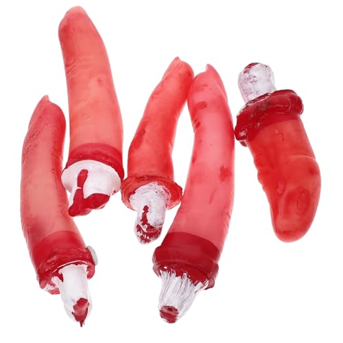 Homoyoyo 10 Stück Teiliges Halloween Dekorationsset mit Realistischen Blutigen Abgetrennten Fingern Gruselige Party Requisiten für Haunted House Wand und Türhänger Horror Accessoire für Homoyoyo 10 Stück Teiliges Halloween Dekorationsset mit Realistischen Blutigen Abgetrennten Fingern Gruselige Party Requisiten für Haunted House Wand und Türhänger Horror Accessoire für von Homoyoyo