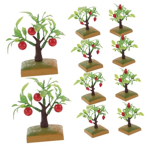 Homoyoyo 10 Stück Teiliges Miniatur Modellbäume aus Leicht und Langlebig Realistische Straßenbaum Designs für Sandtisch Miniaturlandschaften Mikro Landschaften und DIY Dekorationen von Homoyoyo
