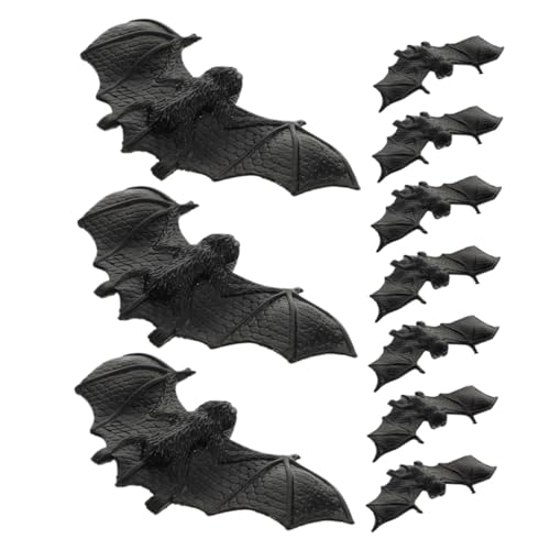 Homoyoyo 10 Stück Teiliges Realistische Mini Fledermäuse aus Flexiblem Weichgummi Detailgetreu und Wiederverwendbar Halloween Deko für Bar Geisterhaus und DIY Bastelprojekte Gruselige Party Homoyoyo 10 Stück Teiliges Realistische Mini Fledermäuse aus Flexiblem Weichgummi Detailgetreu und Wiederverwendbar Halloween Deko für Bar Geisterhaus und DIY Bastelprojekte Gruselige Party von Homoyoyo