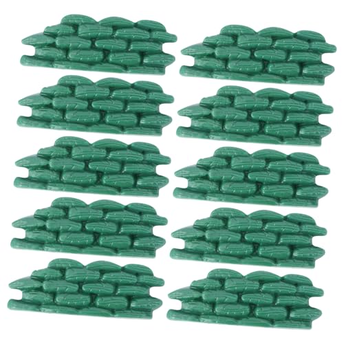 Homoyoyo 10 Stück Teiliges Sandbag Bunker Modellset aus Robustem Kunststoff Realistische Soldaten Kampfszenen Zubehör Kindgerechte Vielseitig Lehrmaterial Grün für Sammler Zufällige Farbe Homoyoyo 10 Stück Teiliges Sandbag Bunker Modellset aus Robustem Kunststoff Realistische Soldaten Kampfszenen Zubehör Kindgerechte Vielseitig Lehrmaterial Grün für Sammler Zufällige Farbe von Homoyoyo