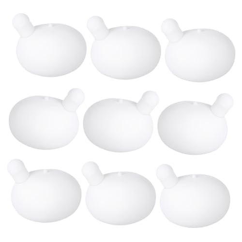 Homoyoyo 10 Stück Teiliges Squeeze Toy Insert aus Langlebigem Silikon Weiche Blasen Ball Zubehör für DIY Squeeze Dolls Leicht Tragbar für Stressabbauende Spielzeuge und Unterhaltung von Homoyoyo