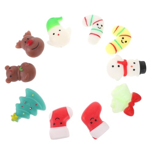 Homoyoyo 10 Stück Teiliges Weihnachts-Squeeze Sicherem TPR Niedliche Schneemann Weihnachtsbaum-Motive Kompakt und Tragbar Stressabbau Party-deko-Accessoire für Kindergeburtstag Xmas Homoyoyo 10 Stück Teiliges Weihnachts-Squeeze Sicherem TPR Niedliche Schneemann Weihnachtsbaum-Motive Kompakt und Tragbar Stressabbau Party-deko-Accessoire für Kindergeburtstag Xmas von Homoyoyo