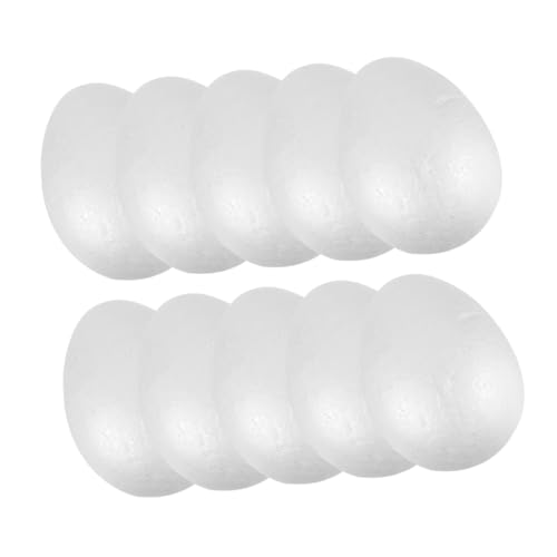 Homoyoyo 10 Stück Weiße Schaumstoffeier Für DIY-Osterdekoration – Glatte Unbemalte Eier Zum Basteln - Kreative Kunstprojekte Und Festliche Aktivitäten Für Zuhause Höhe 7 cm Homoyoyo 10 Stück Weiße Schaumstoffeier Für DIY-Osterdekoration – Glatte Unbemalte Eier Zum Basteln - Kreative Kunstprojekte Und Festliche Aktivitäten Für Zuhause Höhe 7 cm von Homoyoyo