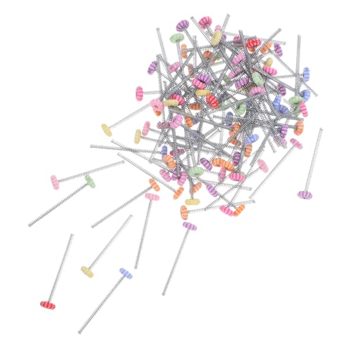 Homoyoyo 100 Stück DIY Haarclip Federbasis für Haarklammern Bastelzubehör Vielseitig Flexibel für Haarschmuck Auto Dekoration Einfach zu Montieren von Homoyoyo