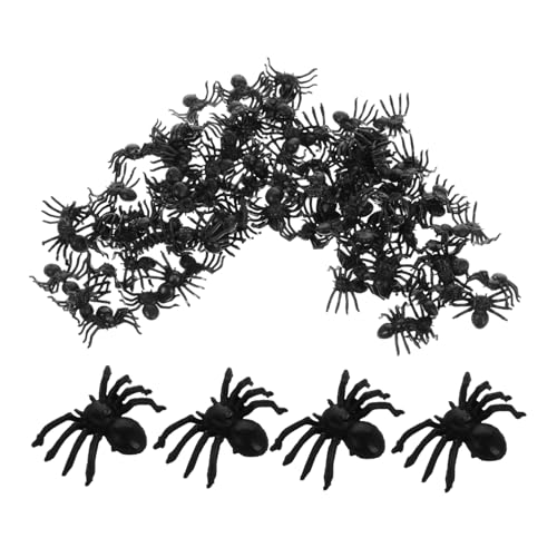 Homoyoyo 100 Stück Mini Halloween Spinnen Kunststoff Realistische Schwarze Kleine Spinnen Deko für Drinnen und Draußen Halloween Party Gruselige Streudeko Spaßspinnen Homoyoyo 100 Stück Mini Halloween Spinnen Kunststoff Realistische Schwarze Kleine Spinnen Deko für Drinnen und Draußen Halloween Party Gruselige Streudeko Spaßspinnen von Homoyoyo