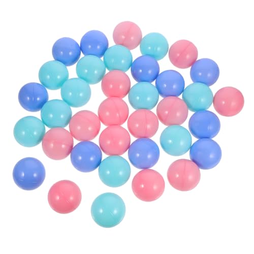 Homoyoyo 100 Stück Ozeanbälle für Wiederverwendbare Spielbälle für Ballgruben Spielzelte und Spielräume Sicheres und Lustiges Farben und Zählfähigkeiten von Homoyoyo