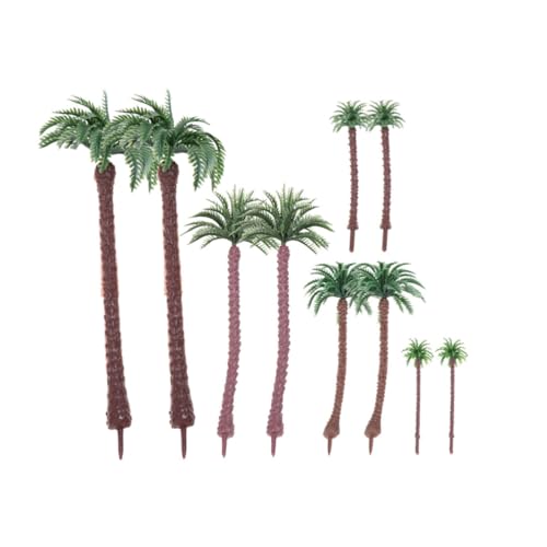 Homoyoyo 10Stücke Kunststoff Palmenbaum Modell Mini Kokosnussbaum Für Landschafts Und Architekturmodelle DIY Dekoration Homoyoyo 10Stücke Kunststoff Palmenbaum Modell Mini Kokosnussbaum Für Landschafts Und Architekturmodelle DIY Dekoration von Homoyoyo