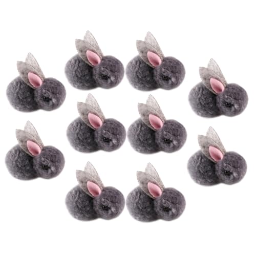 Homoyoyo 10er Set Mini-Plüschhasen – Süße Ostereierfüller Für DIY-Projekte Kindergeburtstage Karneval Und Geschenktüten – Perfekte Partygeschenke Für Kleine Überraschungen von Homoyoyo