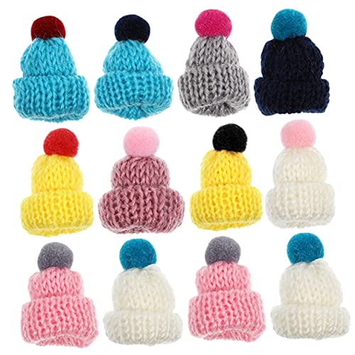 Homoyoyo 12 Stück Austauschbare Miniatür Hüte Wollmützen für Bastelprojekte Puppenzubehör und Weihnachtsdekoration DIY Handwerk und Kreative Zufällige Farbe Homoyoyo 12 Stück Austauschbare Miniatür Hüte Wollmützen für Bastelprojekte Puppenzubehör und Weihnachtsdekoration DIY Handwerk und Kreative Zufällige Farbe von Homoyoyo
