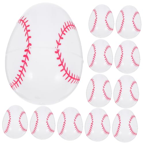 Homoyoyo 12 Stück Ostereier Aus Kunststoff - Bedruckt Mit Bunten Baseball-Motiven Ideal Für Osterkorbfüllung Und Kreative Partys Leicht Zu Öffnen Und Wiederverwendbar Homoyoyo 12 Stück Ostereier Aus Kunststoff - Bedruckt Mit Bunten Baseball-Motiven Ideal Für Osterkorbfüllung Und Kreative Partys Leicht Zu Öffnen Und Wiederverwendbar von Homoyoyo