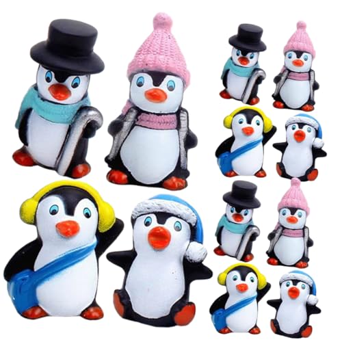 Homoyoyo 12 Stück Teiliges Miniatur Pinguin Figuren Kleine Dekorative Pinguin Ornamente in Lebensechtem Design Vielseitig Einsetzbar als Tortendeko und Wohnraumdekoration Homoyoyo 12 Stück Teiliges Miniatur Pinguin Figuren Kleine Dekorative Pinguin Ornamente in Lebensechtem Design Vielseitig Einsetzbar als Tortendeko und Wohnraumdekoration von Homoyoyo