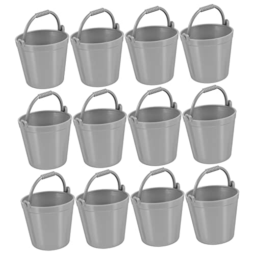 Homoyoyo 12 Stück Wasser Eimer Plastikeimer Modell für Puppenhaus Deko für Miniaturgärten und Kreative Spielideen Wassereimer Homoyoyo 12 Stück Wasser Eimer Plastikeimer Modell für Puppenhaus Deko für Miniaturgärten und Kreative Spielideen Wassereimer von Homoyoyo