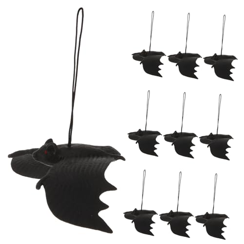 Homoyoyo 12 Stücke Gummi Fledermäuse - Gruselige Halloween Deko Für Unheimliche Kostüme Und Dekorationen - Ideal Als Fledermaus Kuscheltier Oder Schaurige Partyaccessoires von Homoyoyo