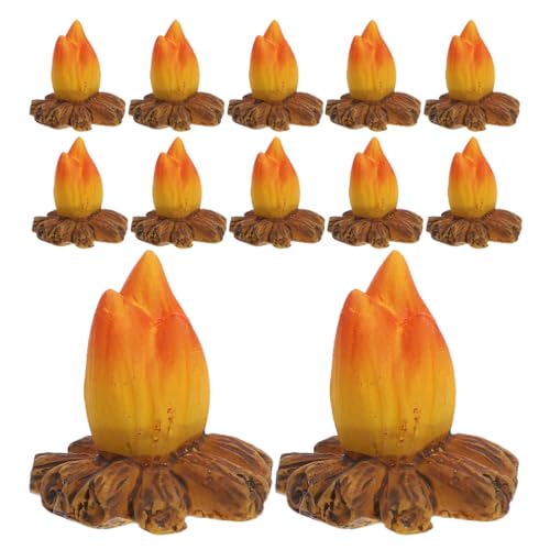 Homoyoyo 12-Teiliges Miniatur-Lagerfeuer-Ornament-Set: Kunstfeuer-Lagerfeuer-Dekoration Aus Kunstharz Für Puppenhäuser – Camping-Party-Zubehör Für Mikrolandschaften Homoyoyo 12-Teiliges Miniatur-Lagerfeuer-Ornament-Set: Kunstfeuer-Lagerfeuer-Dekoration Aus Kunstharz Für Puppenhäuser – Camping-Party-Zubehör Für Mikrolandschaften von Homoyoyo