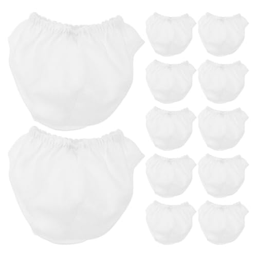 Homoyoyo 12-Teiliges Puppenunterwäsche-Kleidungsset: 18-Zoll-Babypuppenzubehör Für Mädchen – Spielzeugwindeln Zum Rollenspiel – Waschbare Unterhosen – Anziehspielzeug Homoyoyo 12-Teiliges Puppenunterwäsche-Kleidungsset: 18-Zoll-Babypuppenzubehör Für Mädchen – Spielzeugwindeln Zum Rollenspiel – Waschbare Unterhosen – Anziehspielzeug von Homoyoyo