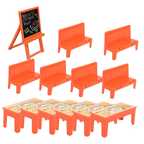 Homoyoyo 13 Stück Winzige Möbel Schulstühle Miniatur-klassenzimmer-Requisite Vortäuschen Puppenhaus Puppenhaus-klassenzimmer Klassenzimmer Schreibtisch Miniaturmöbel Kind Plastik Homoyoyo 13 Stück Winzige Möbel Schulstühle Miniatur-klassenzimmer-Requisite Vortäuschen Puppenhaus Puppenhaus-klassenzimmer Klassenzimmer Schreibtisch Miniaturmöbel Kind Plastik von Homoyoyo