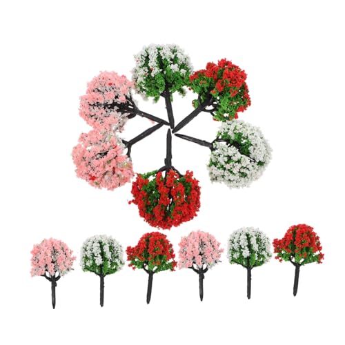 Homoyoyo 15 Stück Mini-Landschaftsdekor modellbäume Modellbaum winzig Pflanzen für Modelllandschaft Bauen n-Maßstab Simulationsbaummodell Mini -Baum Baummodellschmuck Miniaturbaum Plastik von Homoyoyo
