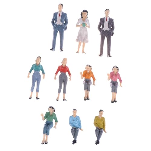 Homoyoyo 15 Stück Teiliges Bemalter Plastik Figuren für Modelleisenbahn Landschaft Leichte Langlebige Architektur Miniaturen Sitzende und Stehende Menschen für Zufällige Zufällige Farbe Homoyoyo 15 Stück Teiliges Bemalter Plastik Figuren für Modelleisenbahn Landschaft Leichte Langlebige Architektur Miniaturen Sitzende und Stehende Menschen für Zufällige Zufällige Farbe von Homoyoyo