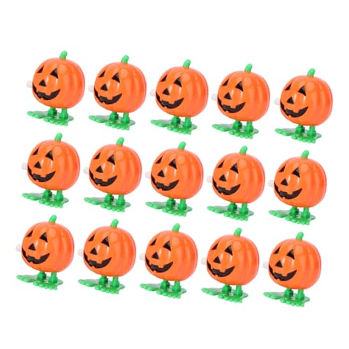 Homoyoyo 15 Stück Teiliges Halloween Aufziehspielzeug aus Robustem Lustige Springende Kürbisfiguren mit Cartoon Design Leicht Kompakt für Partydekoration und Kinderunterhaltung von Homoyoyo