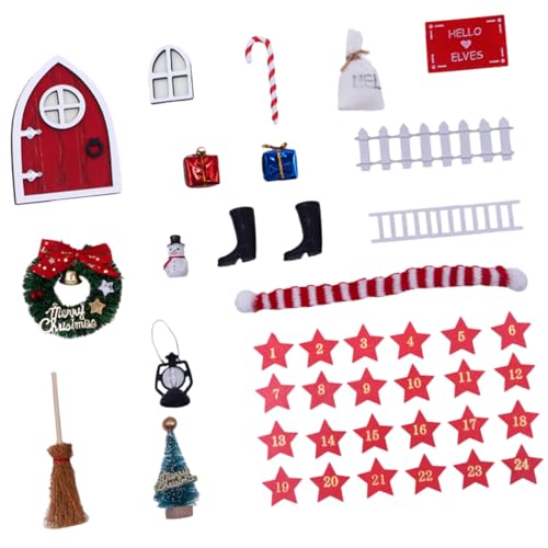 Homoyoyo 15 Stück Teiliges Miniatur Weihnachtsdeko mit Leuchtenden Türen Realistische Miniaturen für Bastelarbeiten Langlebige Miniaturhäuser für Weihnachtsdekoration und Kinderzimmer Homoyoyo 15 Stück Teiliges Miniatur Weihnachtsdeko mit Leuchtenden Türen Realistische Miniaturen für Bastelarbeiten Langlebige Miniaturhäuser für Weihnachtsdekoration und Kinderzimmer von Homoyoyo