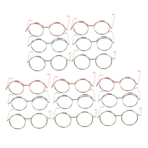 Homoyoyo 15 Stück Teiliges Puppenbrillen Kreative Accessoires für Puppen für DIY Projekte und Kindergeburtstagsfeiern Roségold Homoyoyo 15 Stück Teiliges Puppenbrillen Kreative Accessoires für Puppen für DIY Projekte und Kindergeburtstagsfeiern Roségold von Homoyoyo