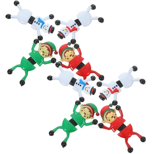 Homoyoyo 16 Stück Teiliges Weihnachts Klettermännchen aus Flexiblem Tpr Stresslösendes Partyspielzeug Bunte Mini Figuren mit Hohem Abrieb und Reißwiderstand als Xmas Party Favor für Homoyoyo 16 Stück Teiliges Weihnachts Klettermännchen aus Flexiblem Tpr Stresslösendes Partyspielzeug Bunte Mini Figuren mit Hohem Abrieb und Reißwiderstand als Xmas Party Favor für von Homoyoyo