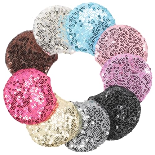 Homoyoyo 18 Stück Teiliges DIY Mausohren Haarschmuck mit Großen Pailletten in Farben Bastelset für Haarreifen Haarklammern und Party Kostümzubehör Homoyoyo 18 Stück Teiliges DIY Mausohren Haarschmuck mit Großen Pailletten in Farben Bastelset für Haarreifen Haarklammern und Party Kostümzubehör von Homoyoyo