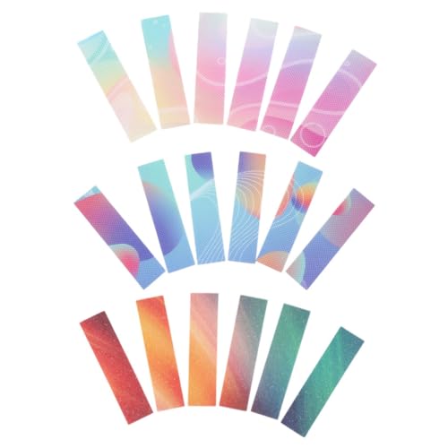 Homoyoyo 18Stücke Sensorische Aufkleber für Beruhigung Selbstklebende Fidget Streifen mit Verschiedenen Designs für Büro Stressbewältigung und Taktilen Stimulation von Homoyoyo
