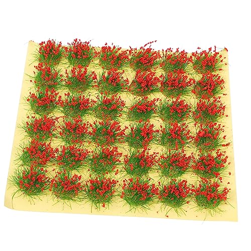 Homoyoyo 1Blatt Statisches Grasbüschelmodell Miniaturblumencluster Für Modellbau Und Dioramen Künstliches Gras Lebendigen Farben Modelleisenbahnen Und Tabletop Spiele von Homoyoyo