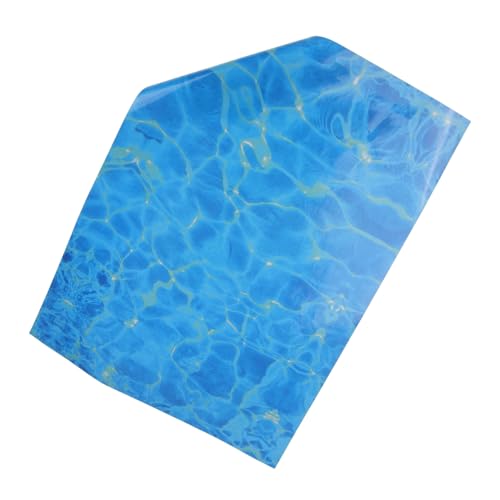 Homoyoyo Wasseroberfläche Aufkleber 1 Blatt Selbstklebende Wasserkorn Tapete für Modellbau PVC Reißfest für Mikrolandschaften und Sandkästen Homoyoyo Wasseroberfläche Aufkleber 1 Blatt Selbstklebende Wasserkorn Tapete für Modellbau PVC Reißfest für Mikrolandschaften und Sandkästen von Homoyoyo