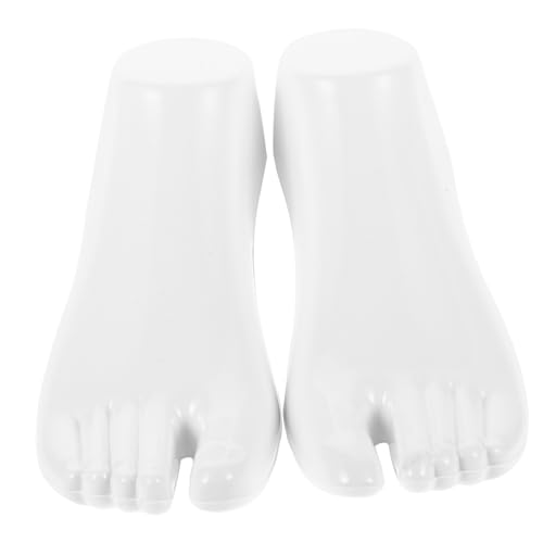 Homoyoyo 1Paar Realistische Frauen Kunststoff Fuß Schaufensterpuppen Für Fußkettchen Und Schuhe Sockenhaken Display Modell Für Einzelhandel Und Fotografie von Homoyoyo