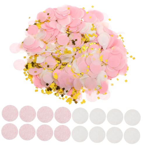 Homoyoyo 1Packung Dekorative Streuung Metallic Folien Konfetti Pastellrosa Papier Kreis Konfetti Für Hochzeiten Partys Und Feiertagsdekorationen von Homoyoyo